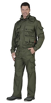 Костюм "ТИГР"летний: куртка, брюки (тк.смесовая Рип-стоп) олива