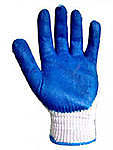 Перчатки трикотажные латексные 1-й облив