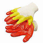 Перчатки трикотажные латексные 2-й облив